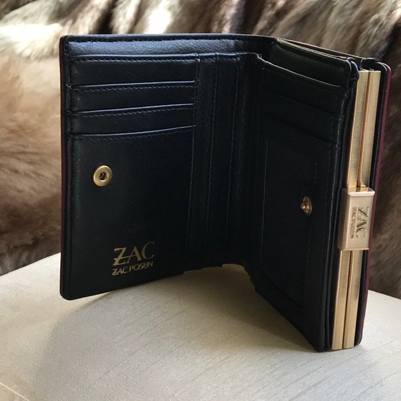 Zac Posen Saffinno Raspberry Wallet - Picture 6 of 7
